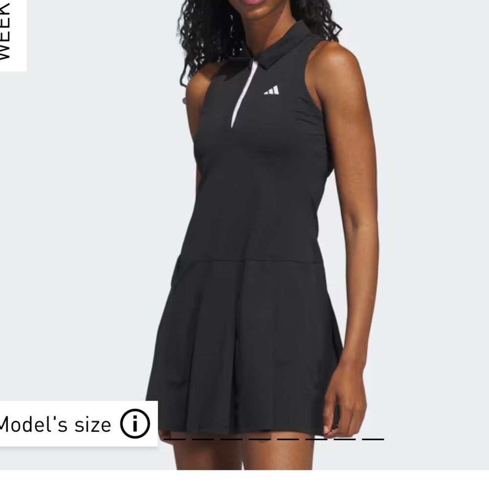 Adidas Black Sleeveless Mini Dress